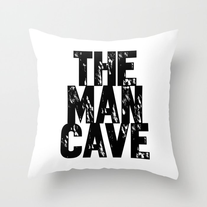 Man Cave 2 Throw Pillow