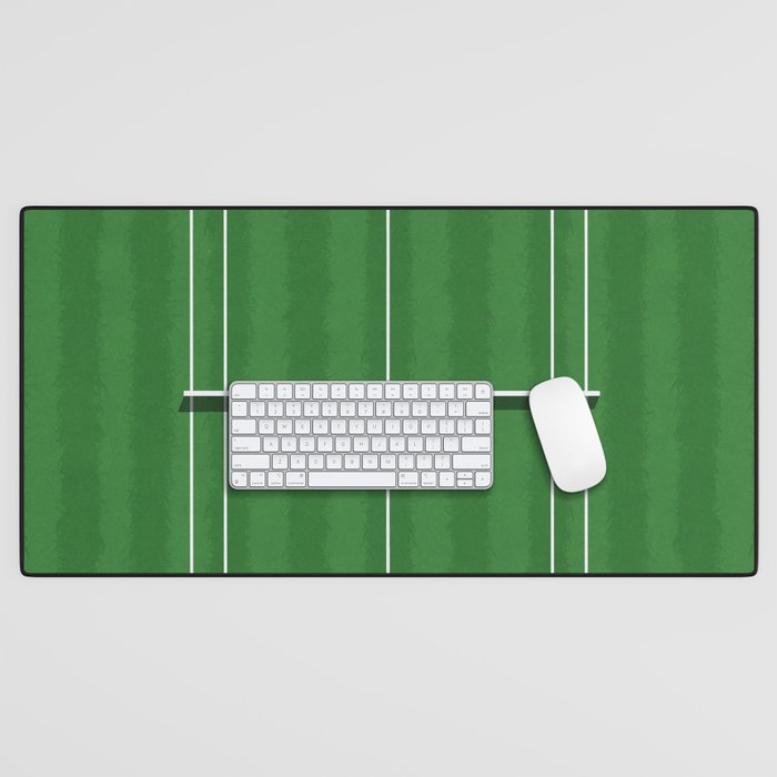 Wimbledon Game Desk Mat by From Above Society6