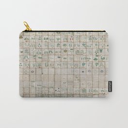 The Complete Voynich Manuscript - Natural Carry-All Pouch