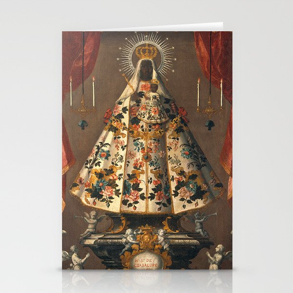 Black Madonna Mexican Painting, 1745 Stationery Cards