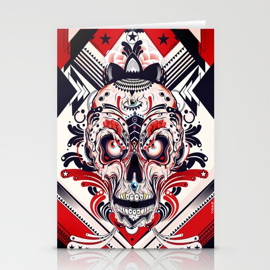 skull Stationery Cards