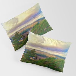 Over Skies and Mountains in Jerusalem Pillow Sham