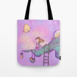 Up on the treetop 2 Tote Bag