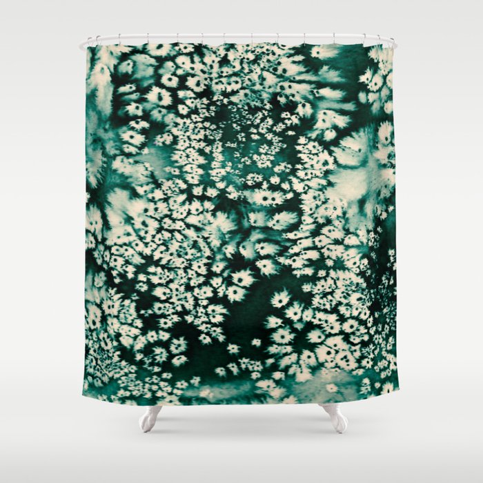 GREEN SPACE Shower Curtain