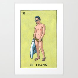 El Trans Art Print