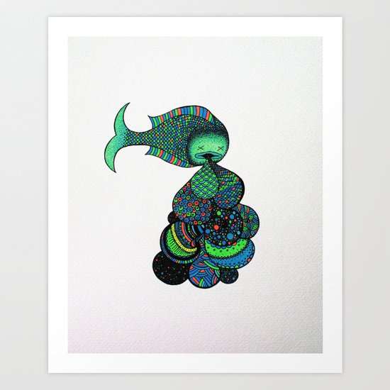 keep pukin' canon Art Print
