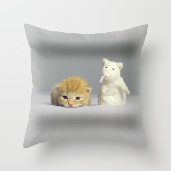Cat Throw Pillow