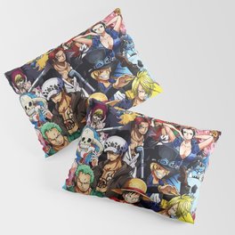 One Piece 52 Pillow Sham | Strawhatpirates, Flag, Pirateskull, Jollyroger, Animeonepiece, Pirateflag, Anime, Onepiece, Hats, One 