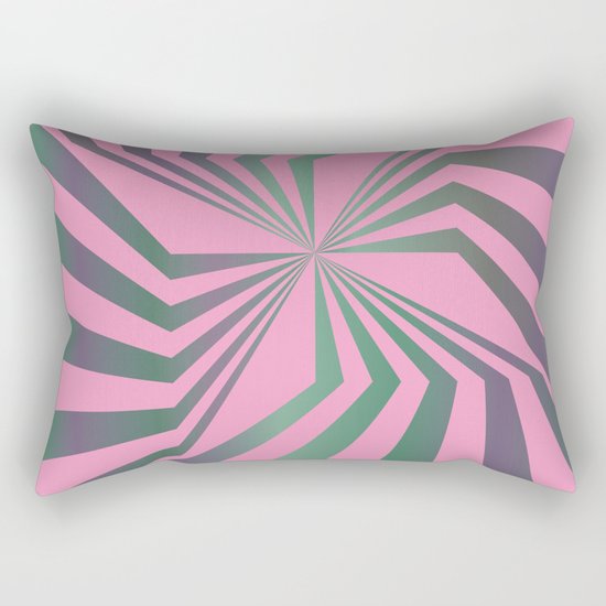 Broken Lines - Optical games Rectangular Pillow