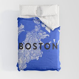 Boston Map Comforter