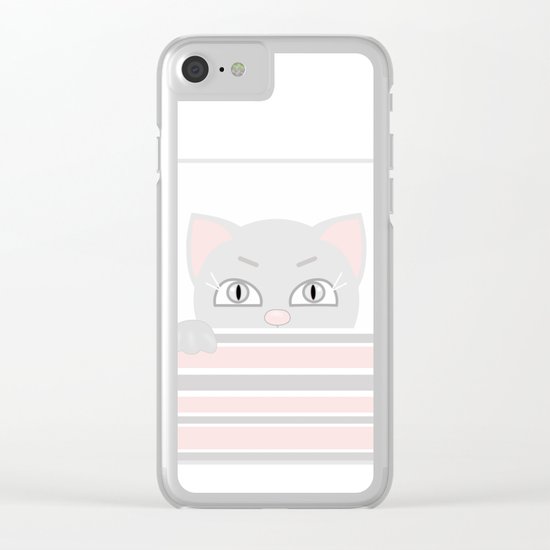 Small kitten. Clear iPhone Case
