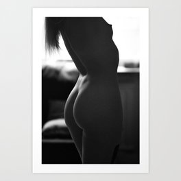 #MorningCoffee | I Want You to Want Me | The Beast Goddess Art Print | Nude, Body, Digital, Butt, Beastgoddess, Nudity, Booty, Erotic, Love, Sexual 