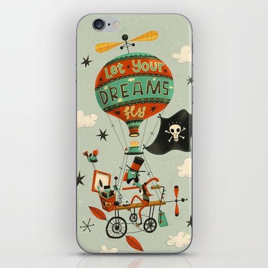 Make Your Dreams Fly iPhone & iPod Skin