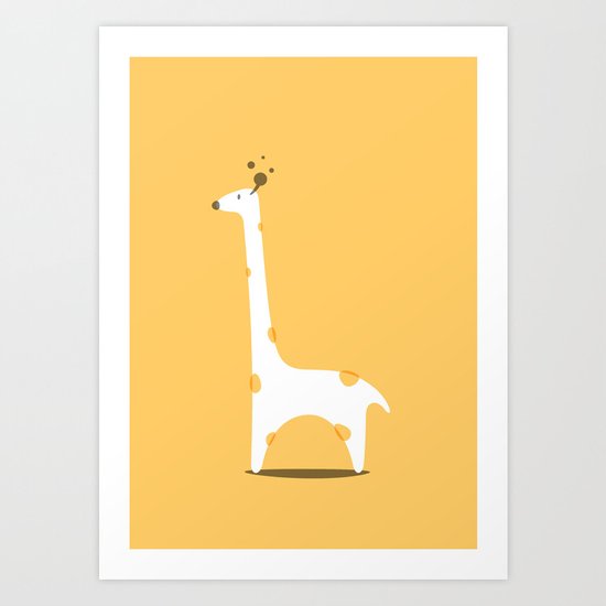GIRAFFE Art Print