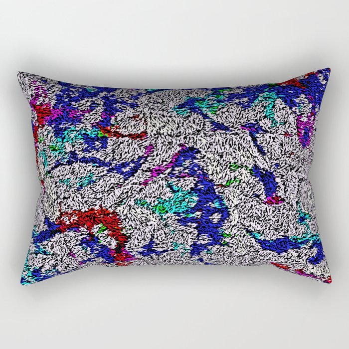 Colors 40 by Kristalin Davis Rectangular Pillow