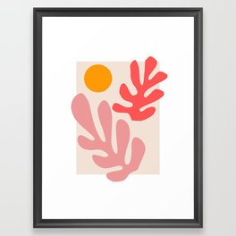 Henri Matisse - Leaves - Blush Framed Art Print