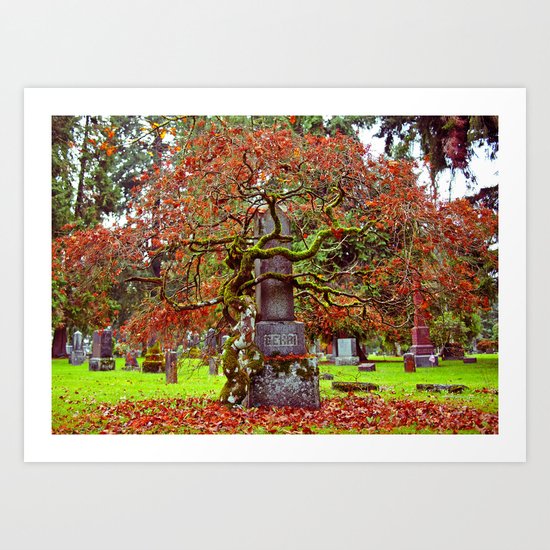 End of Autumn Art Print