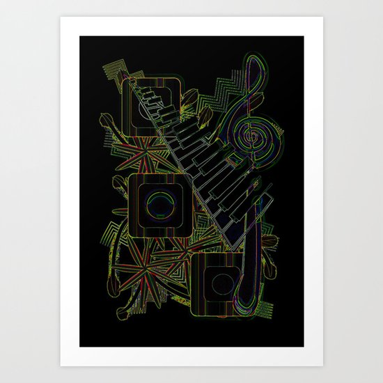 Jazz Club Art Print