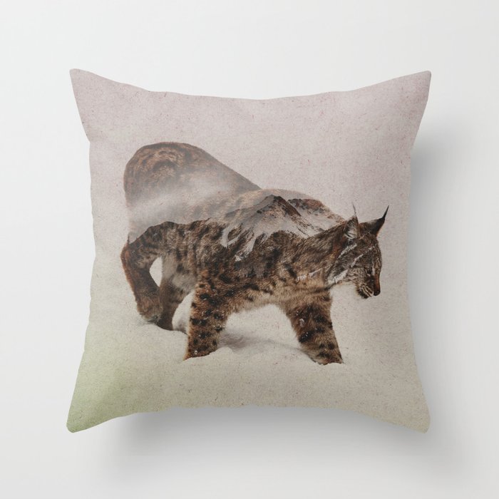 lynx body pillow