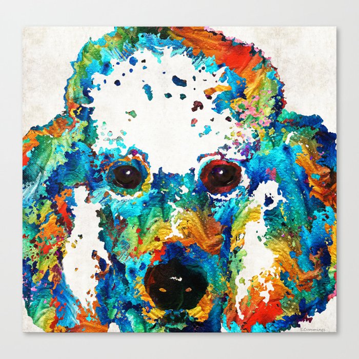 Poodle 2025 canvas art