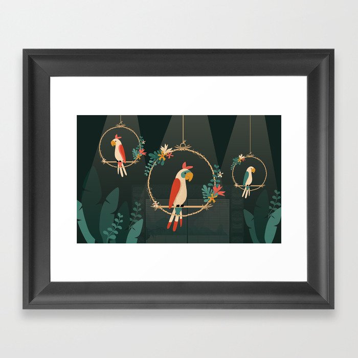 tiki room Framed Art Print