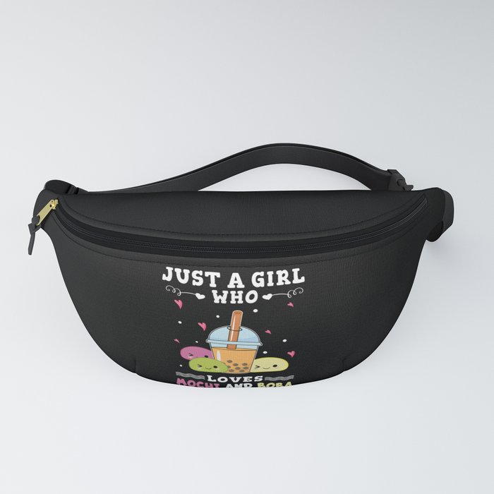 Cute Kawaii Just Girl Who Loves Mochi And Boba Fanny Pack by