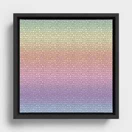 Light Puzzles Modern Trendy Collection Framed Canvas