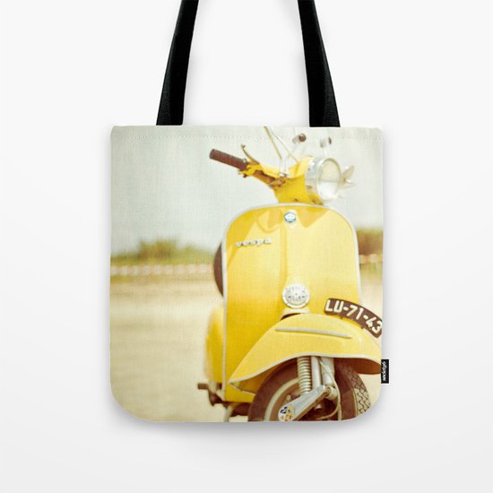 Mod Style in Yellow Tote Bag