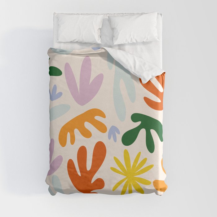 Rainbow Matisse Pattern Duvet Cover