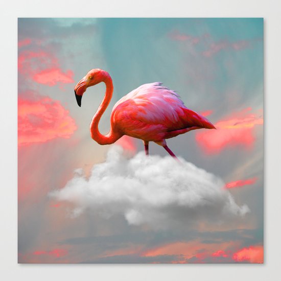 My Home up to the Clouds Canvas Print
