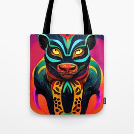 Mayan Panther Tote Bag
