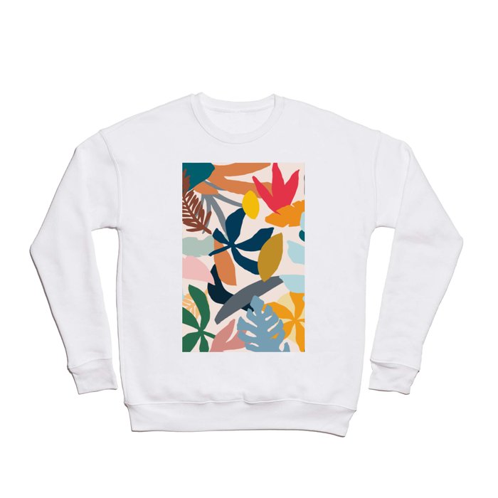 Abstract Floral No.1 Crewneck Sweatshirt