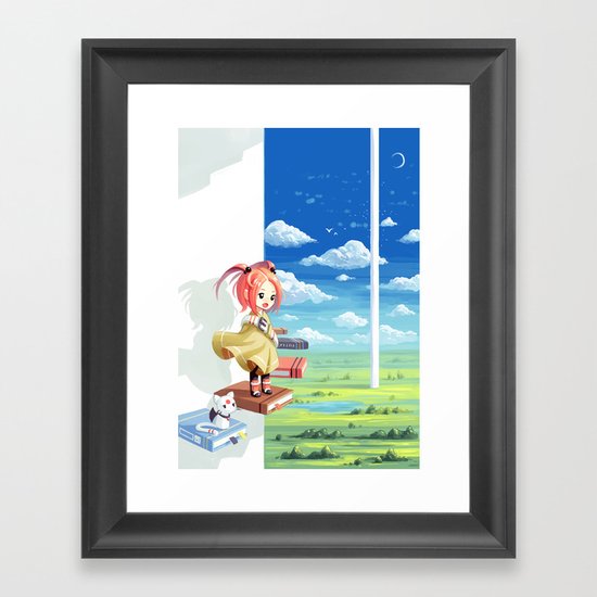 Tower of Wisdom Framed Art Print