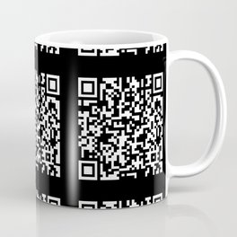 QR Code® Daily Affirmations: ... I AM FORTUNATE ... Coffee Mug