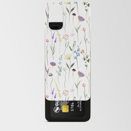 Pretty Wildflowers Floral Pattern Android Card Case