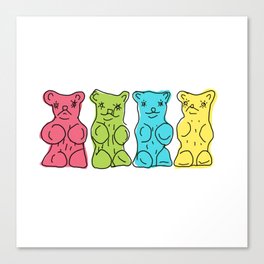gummy bears Canvas Print