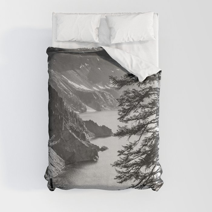 Forest Lake Retreat - Crater Lake Duvet Cover