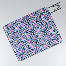 Celtic Knot Modern Stripes Seamless Pattern Picnic Blanket