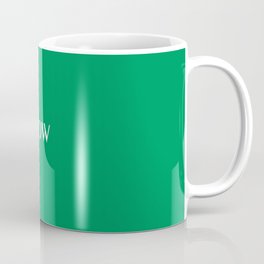 NOW FERN GREEN SOLID COLOR Coffee Mug