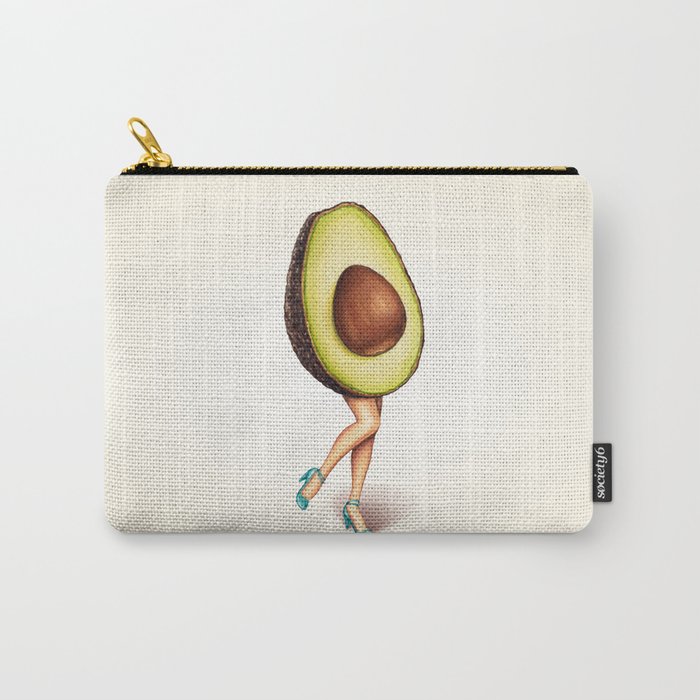Avocado Girl Carry-All Pouch