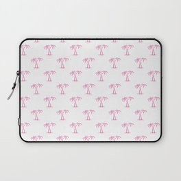 Pink Palm Trees Pattern Laptop Sleeve