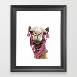 Camel Framed Art Print