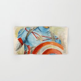 Captain America Hand Bath Towels For Any Bathroom Decor Society6
