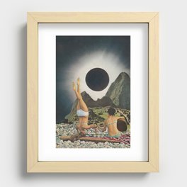 That moment in Peru Recessed Framed Print