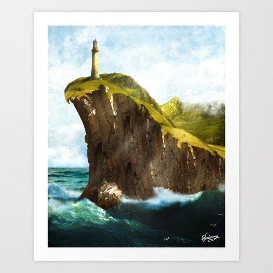 At the End of the Earth Art Print