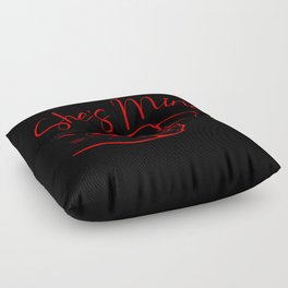 Valentine's Day Cool Couple Floor Pillow