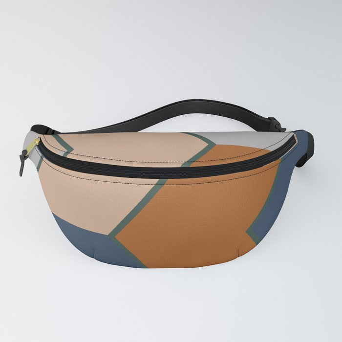 Modern Fall Winter Color Pattern Fanny Pack