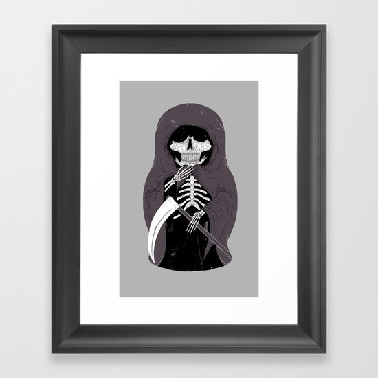 Death Framed Art Print