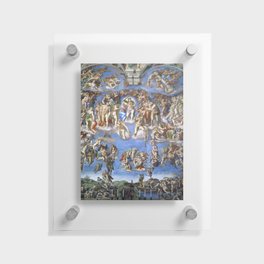 Michelangelo - The Last Judgment Floating Acrylic Print