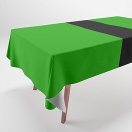 Letter I (Black & Green) Tablecloth